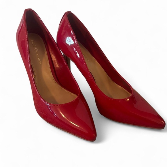 Michael Kors Red Patent Leather Pointed Toe Stiletto pumps - Picture 4 of 10